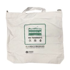Cotton totebag shopping bag - HK Tram