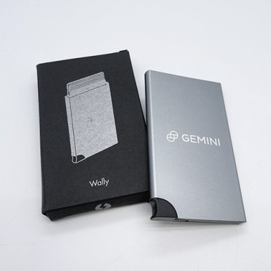 Aluminium RFID Card Holder - Wally - BrandCharger-Gemini