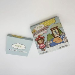  Hard shell cover sticky memo pad -MCP