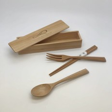 Wooden box tableware set-Lifetime Wellness