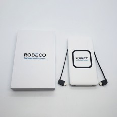 内置线无线充移动电源10000mAh-Robeco