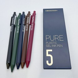 KACO Pure Pastel - Macaron Gel Ink Pen 5pcs Set-Island ECC
