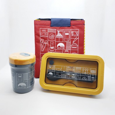 Portable Wheat Straw Bento Box 3 set-Lee Kum Kee