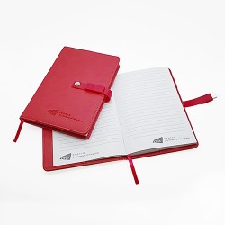 Leather Notebook with USB Flash Drive -CityU