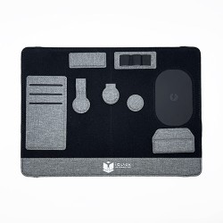 Laptop utility belt and desk stand/organiser in one Clipboard Pro -BrandCharger-iClick