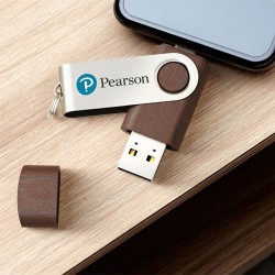 OTG Type C with Wood USB Flash Drive-Pearson