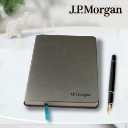 PU Hard cover notebook - JP Morgan