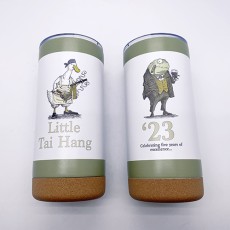 16oz 软木底座双壁不锈钢直饮咖啡杯-Little Tai Hang