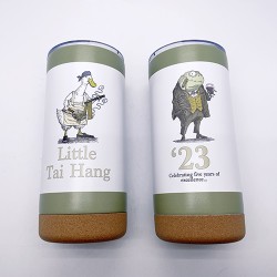 16oz 軟木底座雙壁不銹鋼直飲咖啡杯-Little Tai Hang