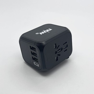 Universal travel adapter 3 USB+ Type C-NOW TV