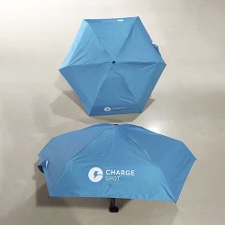 Flat 6 Folding Sunscreen Portable mini Umbrella-ChargeSpot