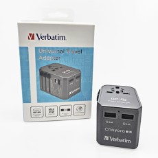Verbatim 4端口 PD 45W 通用旅行轉換插座-Chayora