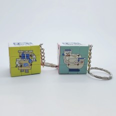 Rubik's Cube Keychain- 34mm-Buildings Department