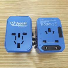 Type-C 四USB頭旅行轉換插頭-Veocel
