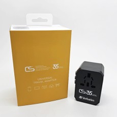 Verbatim 5 Port 5.6A Travel Adaptor-HKBU