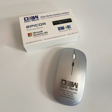 Wireless Mouse Glowing logo-Data World Solutions