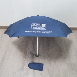 Flat 6 Folding Sunscreen Portable mini Umbrella-Polyu