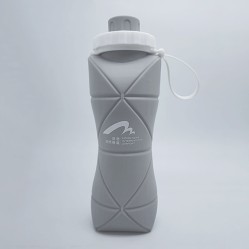 Travel Silicone Collapsible Sports Water Bottle-Airport Authority