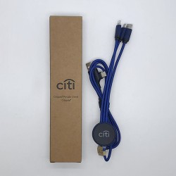 Dual Input USB+Type-c 2-in-3 Charging Cable-Citibank