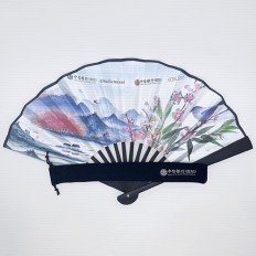 Promotion Chinese bamboo paper fan-China CITIC Bank International