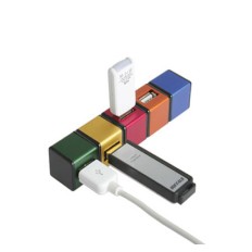 可轉動USB 分插器(4頭)