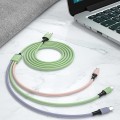 Liquid Soft Silicone Fast Charge 5A 3 In 1 Cable
