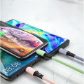 Liquid Soft Silicone Fast Charge 5A 3 In 1 Cable