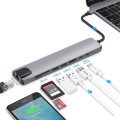 8 In 1 Multi Ports HUB PD Charging Fast Speed USB 3.1