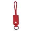 Leather Keychain USB Cable