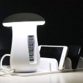 Mushroom LED Lamp with USB Charging Station