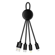 3-in-1 LED charging cable