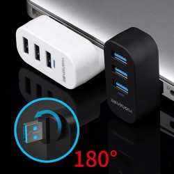 HUB旋轉180度USB3.0HUB集線器