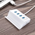 USB Type-A 4Port USB2.0 Hub with Mobile phone holder