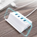 USB Type-A 4Port USB2.0 Hub with Mobile phone holder