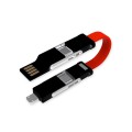 Multi function 4 in 1 Magnetic Keychain USB Charger Cable