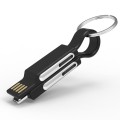 Multi function 4 in 1 Magnetic Keychain USB Charger Cable