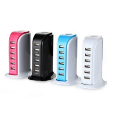 6-Port High Speed Desktop USB Charger