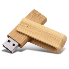 Bamboo Rotating USB flash drive