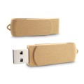 Eco-friendly Fiber Paper Rotating USB flash drive