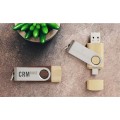 OTG Type C with Wood USB Flash Drive