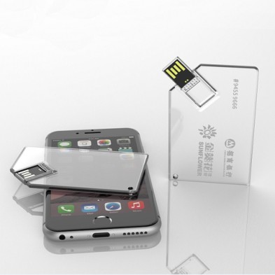 Crystal Card USB flash drive 