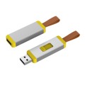 Classic aluminum USB with cord