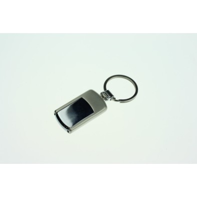 Metal USB stick with keychain