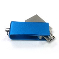 Rotating smartphone USB flash drive