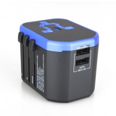 3.4A 2-Port Universal travel adapter