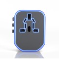 3.4A 2-Port Universal travel adapter