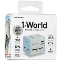 World USB Universal travel adapter