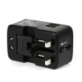 Travel adapter with power bank