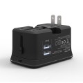 Travel adapter with wireless charger