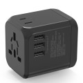 2AC socket + 1 type C newly upgraded travel adapter